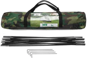 1-4 Person Camping Tent 210T Oxford Cloth Outdoot Tent Ultraviolet-Proof Sunshade