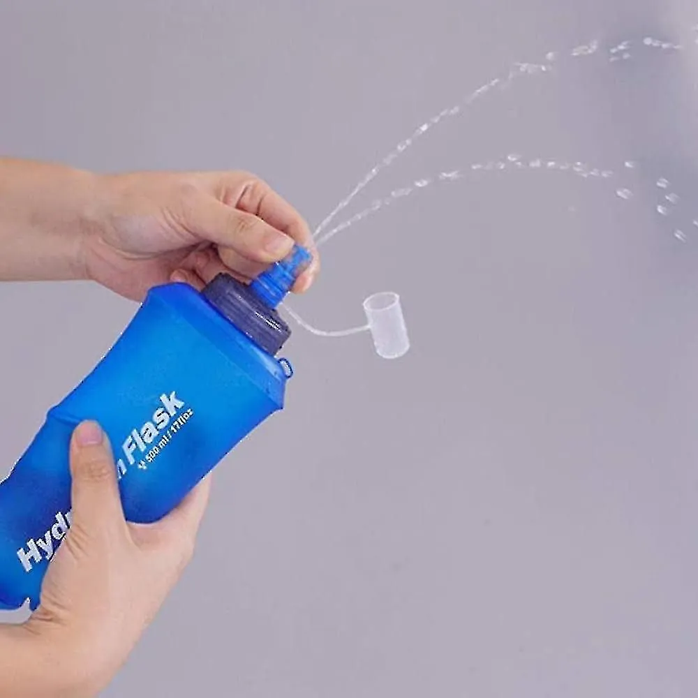1 Packs Soft Hydration Flask,collapsible Water Bottles For Running Hiking Cyclin