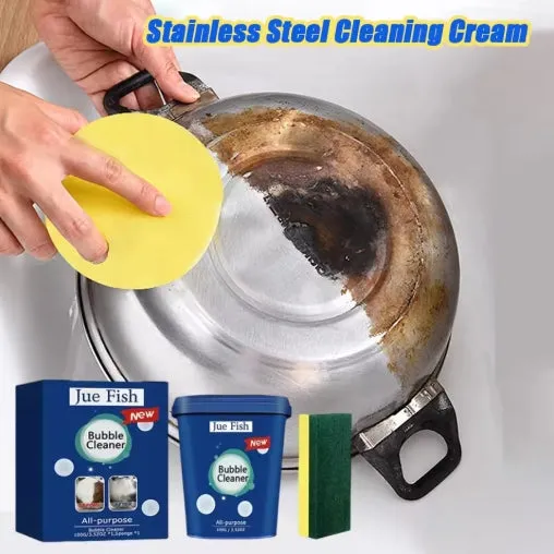 100ml Stainless Steel Rust Removal Cleaning Cream Kitchenware Stain Dirt Cleaner Washing Pot Bottom Scale Pan