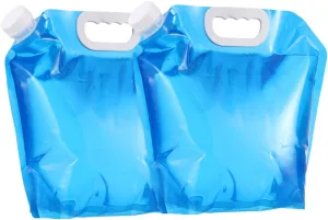10l Portable Water Container Foldable Camping Water Bag Silicone Collapsible for Outdoor Use