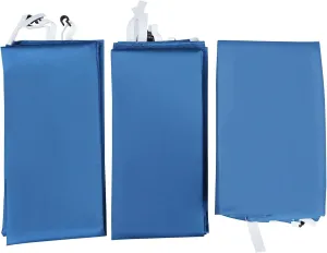 10x20 Pop Up Canopy Tent with Sidewalls-Heavy Duty Outdoor Shelter for Weddings, Parties & Backyard Events-Includes Wheeled Carry Bag (Blue)