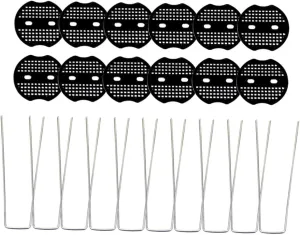 15 Sets U Shaped Ground Stakes for Garden Tarp and Tent Fixing Durable Lawn Fastening Nails for Outdoor Use Easy Soil Insertion Saving and Labor Saving