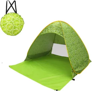 2-3 Persons Beach Tent Outdoor Automatic Quick Open Camping Tent Outdoor Quick Setup Tent with Carring Bag Easy to Use