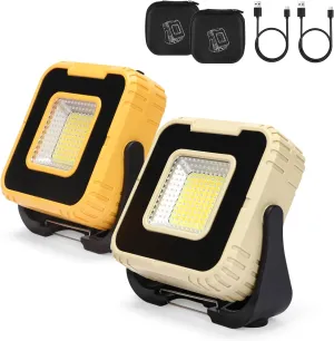 2 Pack Grill Light, Outdoor BBQ Light, Barbecue Grill Light, Magnetic LED Work Light, BBQ Grilling Accessories, Rechargeable, Magnetic Base, 360°Adjustable, Super Bright,IPX4 Waterproof