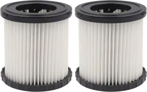2 Packs of DCV5801H Wet or Dry Vacuum Hepa Replacement Filter, Suitable for dowalt DCV580 and DCV581H, Washable and Reusable