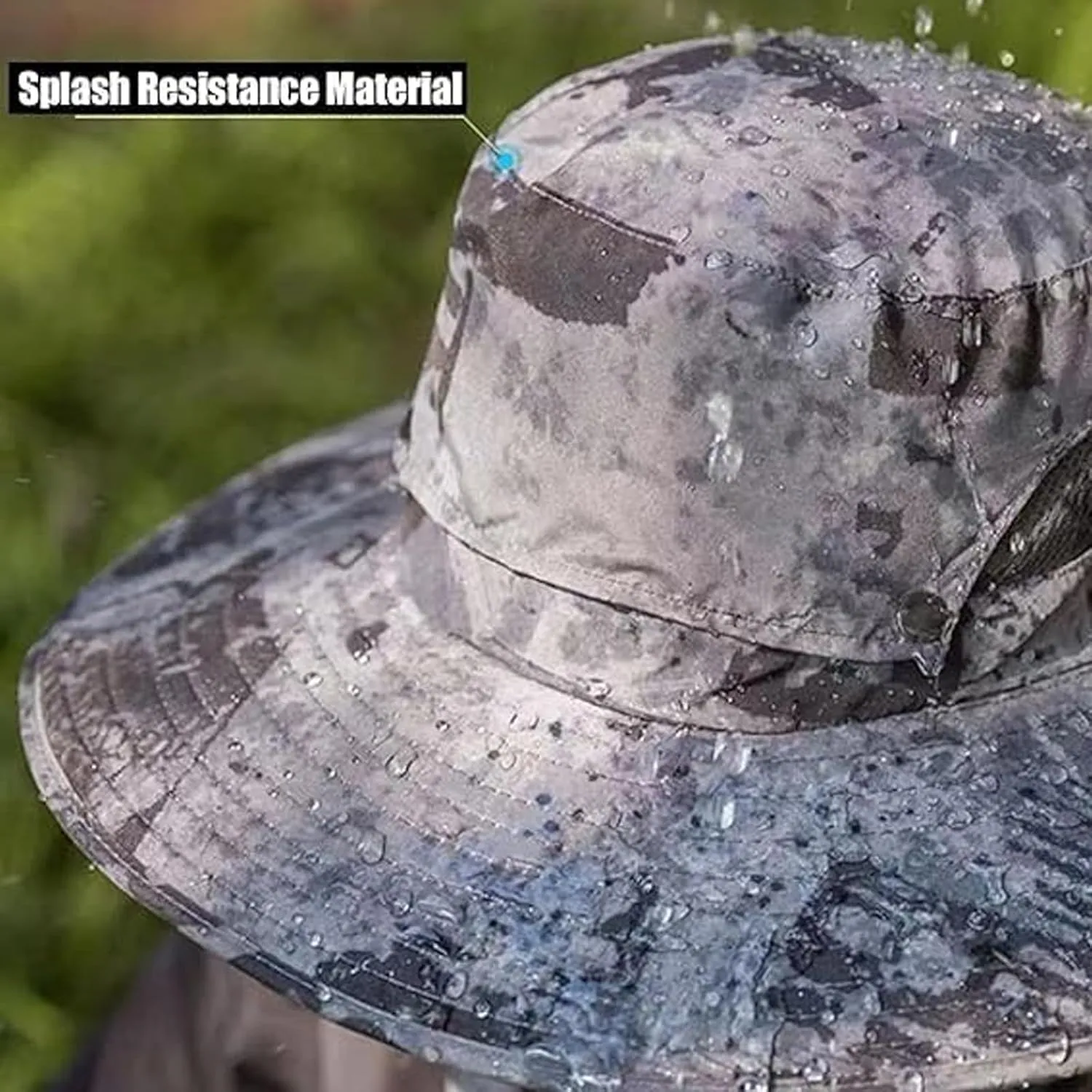 2025 New Ultralight Solar Fan Sun Hat, Wide Brim Solar Fan Hat USB Charging, for Men Fishing Camping UPF 50 
