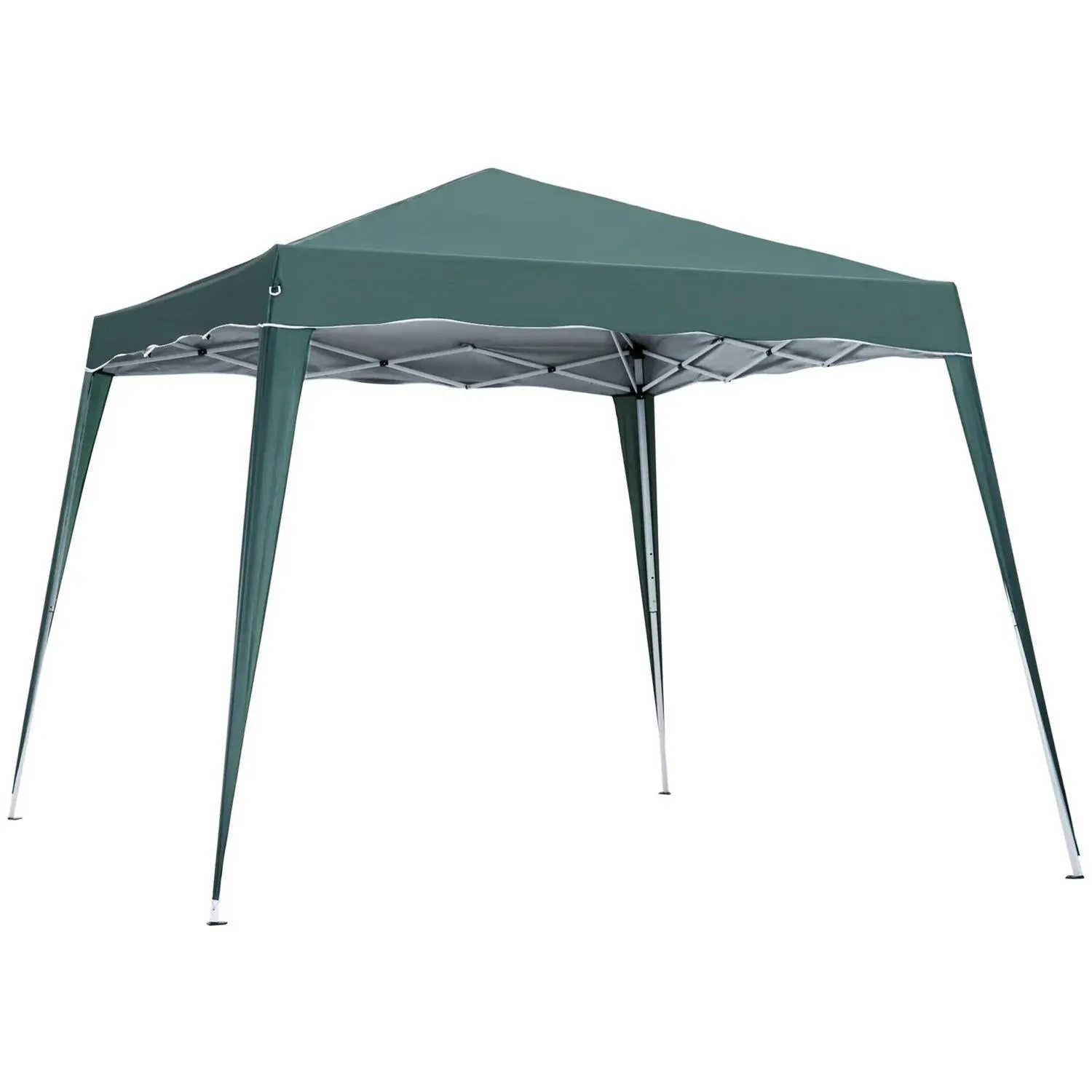 2.5 Party Slant X Instant 2.5 M Gazebo Patio, Garden, Event With 3 Green Height Outsunny For Base/ Pop Up Leg Bag, Adjustable Flat-rate discount Carry Tent Today only Shelter Top 3
