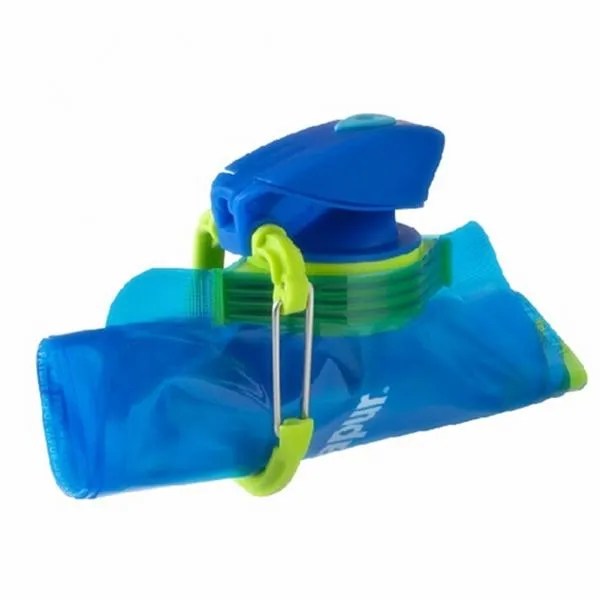 3pcs 0.7L Reusable Portable Collapsible Water Bottle Kettle with Clip for Biking Hiking Travel - Color Random