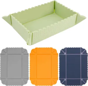 4 Pack Collapsible Camping Bowls with Magnet, Foldable Bowls for Camping, Collapsible Bowls, Collapsible Camping Plates, Collapsible Silicone Bowl Camping