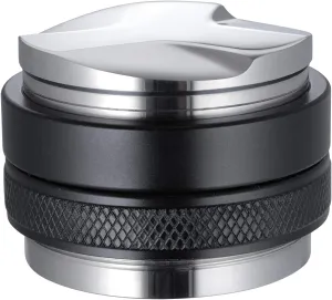 51mm Espresso Tamper and Distributor, MATOW Dual Head Coffee Leveler Compatible with Delonghi 51mm Portafilter, Adjustable Depth-Professional Espresso Hand Tampers