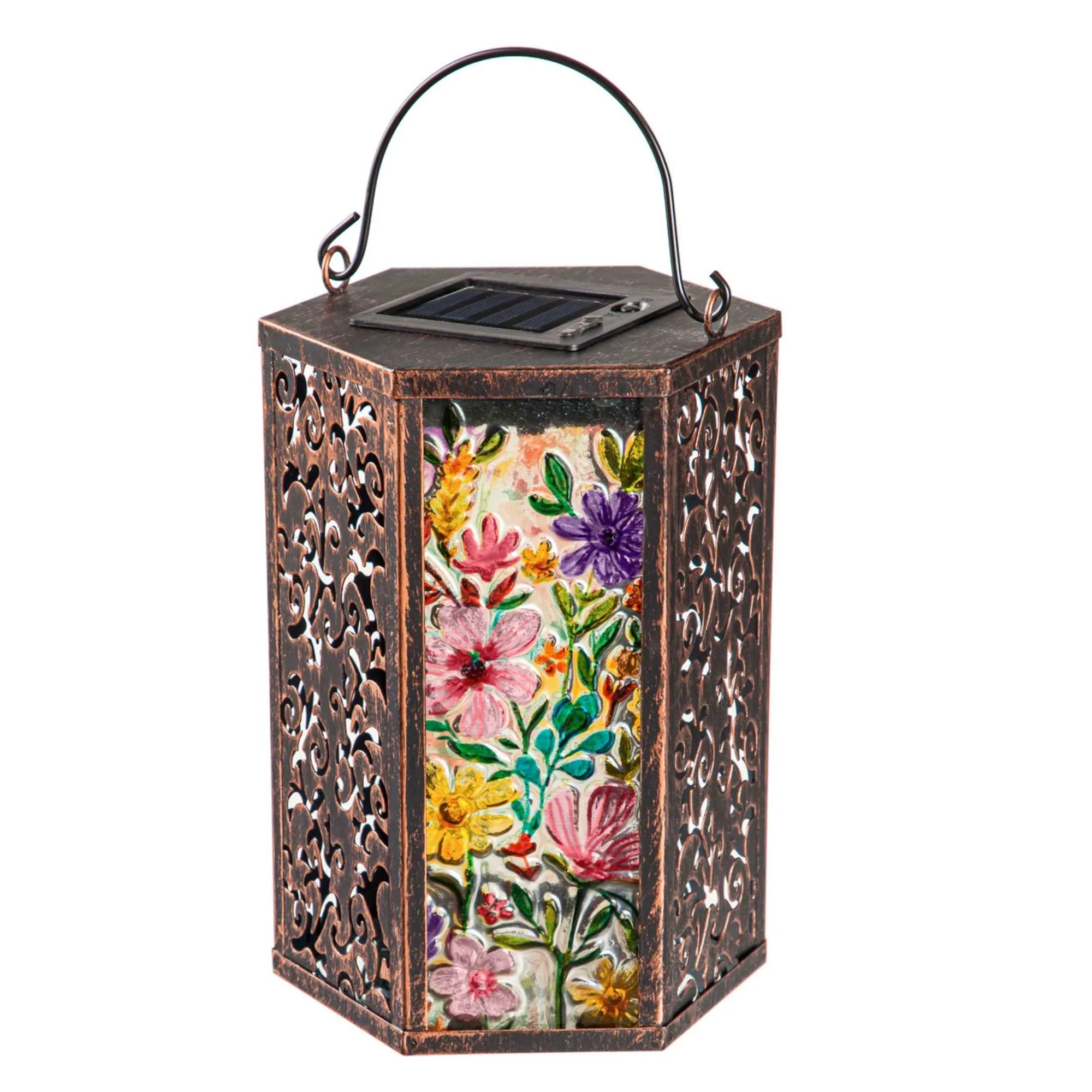(55566) Wild Flowers Solar Lantern