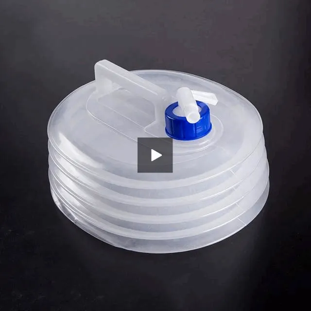 600ml Silicone Folding Water Bottle