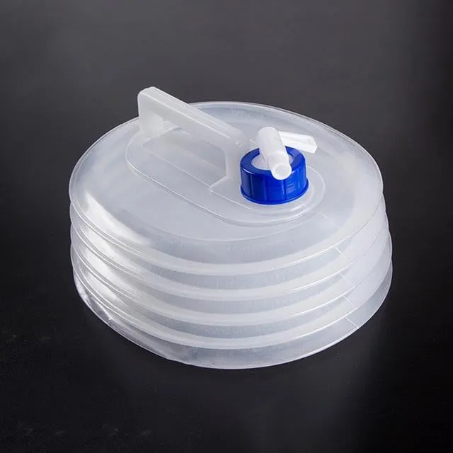 600ml Silicone Folding Water Bottle