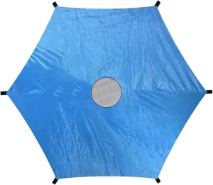6ft Trampoline Shade Cover, Outdoor Trampoline Cover, Rainproof Sun-Protection Trampoline Canopy, Lightweight Oxford Fabric Trampoline Top Cover, Easy to Install