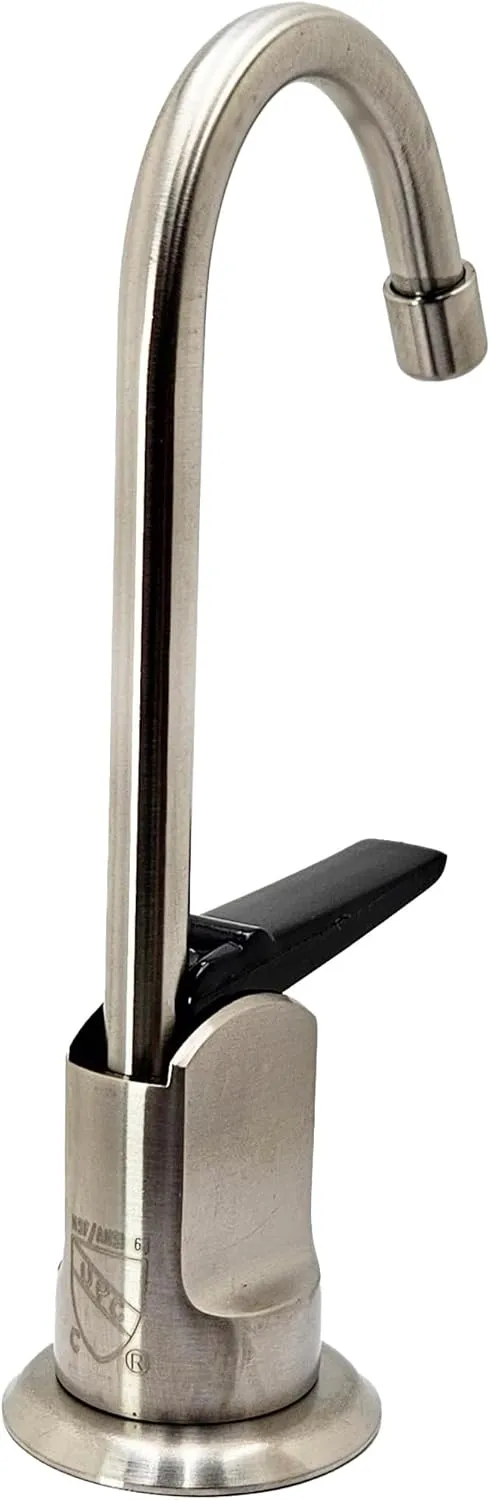 6" Touch-Flo Style Pure Water Dispenser Faucet with Under Sink in-Line Water Filter Unit, A203F-07, Satin Nickel