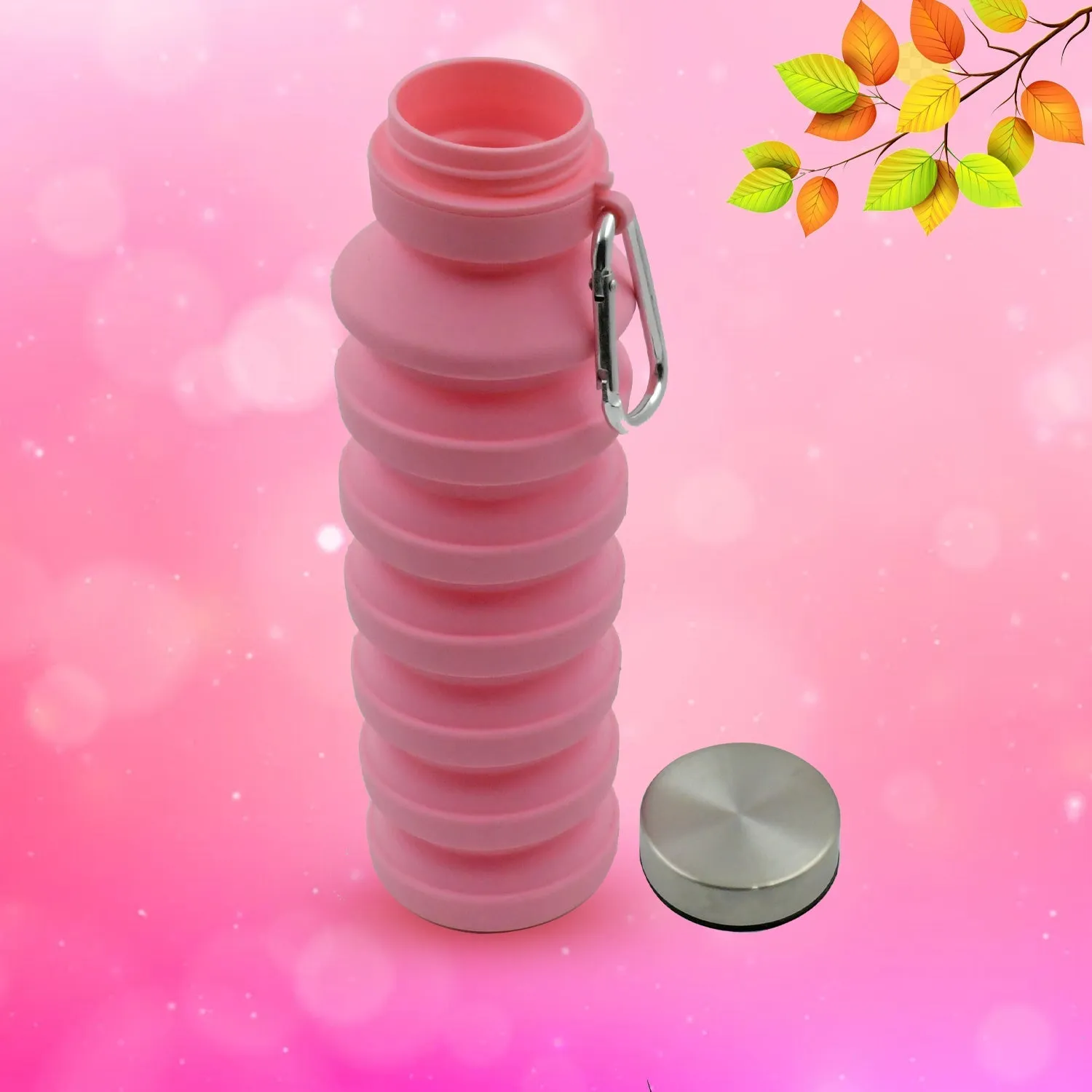 8411 Foldable Water Bottle,(1 Pc / 24 cm Foldable)
