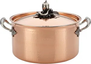 8.5-Qt. Covered Copper Stockpot, Quart