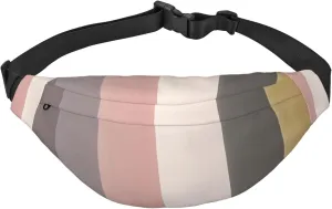 A Warm And Rustic Colour Scheme Men'S And Women'S Waist Pack, Crossbody Bag With Adjustable Belt For Running, Traveling, Sports, Hiking