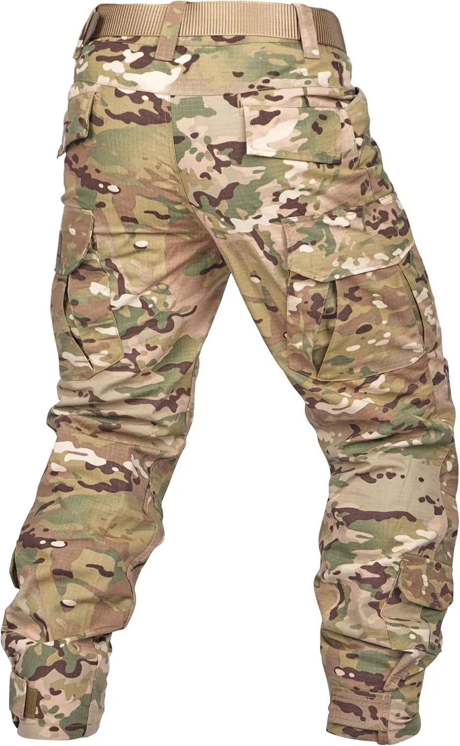 AKARMY Men's Hiking Pants, Camo Cargo Pants, Lightweight Work Pants Outdoor Travel Casual Pants with Multi-Pocket