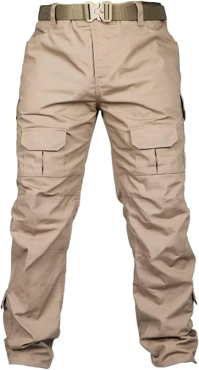 AKARMY Men's Hiking Pants, Camo Cargo Pants, Lightweight Work Pants Outdoor Travel Casual Pants with Multi-Pocket