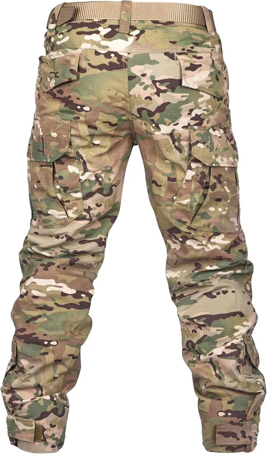 AKARMY Men's Hiking Pants, Camo Cargo Pants, Lightweight Work Pants Outdoor Travel Casual Pants with Multi-Pocket