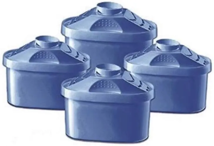 Alkaline Water Pitcher Cartridge Replacement | 150 liters/40 Gallon Capacity | Pure Clean Hydration | 4-Pack