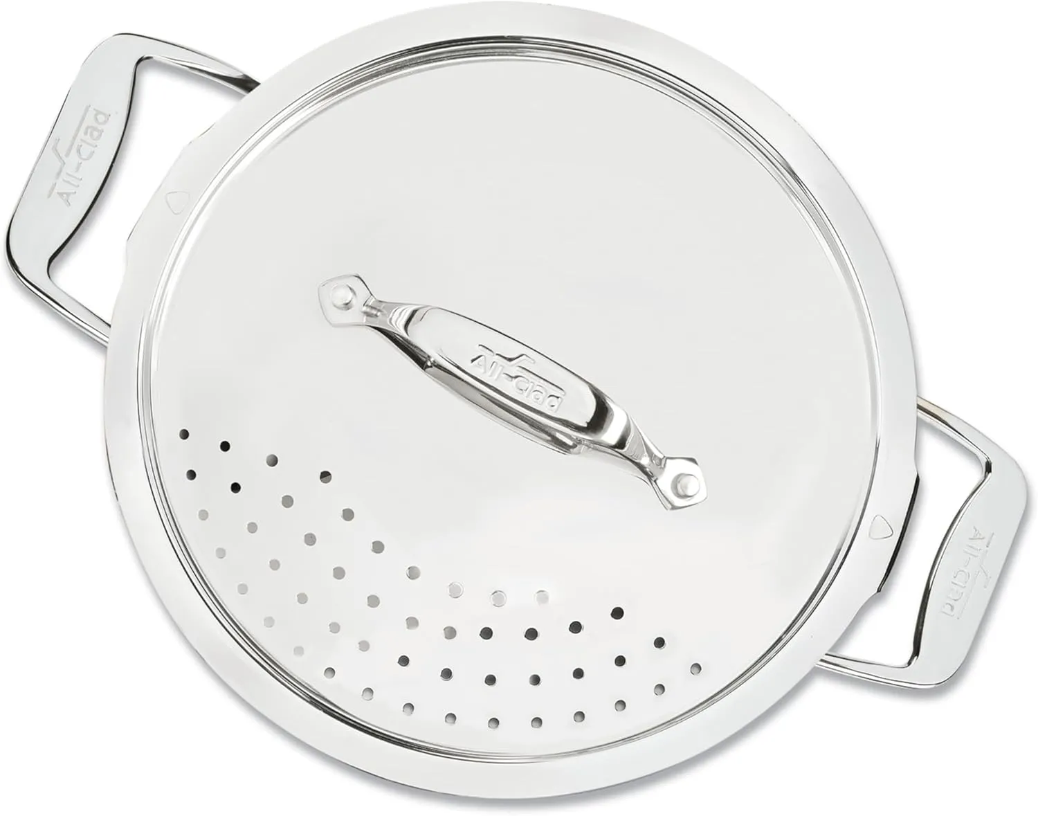 All-Clad Simply Strain Stainless Steel Multipot with Straining Lid, 6-Quart, Induction, Oven Broiler Safe 600F, Strainer, Pasta Strainer with Handle, Steamer Pot, Cookware, Home, Pots and Pans, Silver
