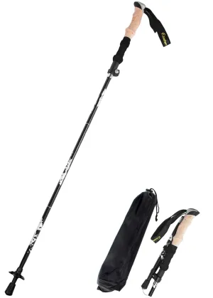 Aluminum Collapsible Ultralight Travel Trekking Hiking Pole for Men and Women
