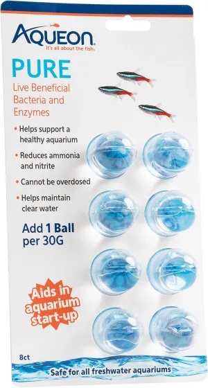 Aqueon Pure Bacteria Supplement - 8 Pack (30 Gallon)
