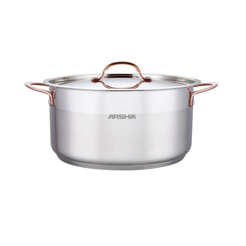 Arshia stainless steel casserole with 2Lid 26cm