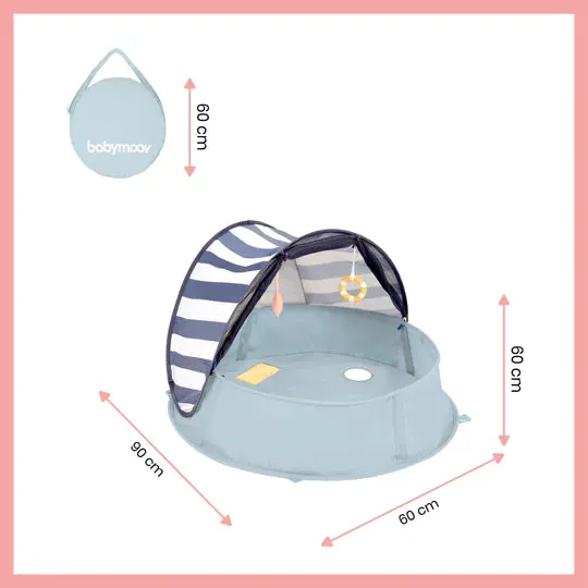 Babymoov Aquani anti UV tent and paddling pool mariniere 0 