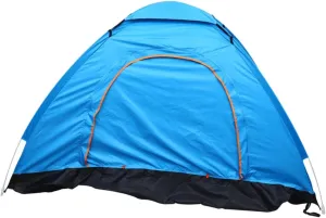 Beach Tent c Automatic Camping Tent Rainproof Shelter Blue for 1-2 Easy to Store