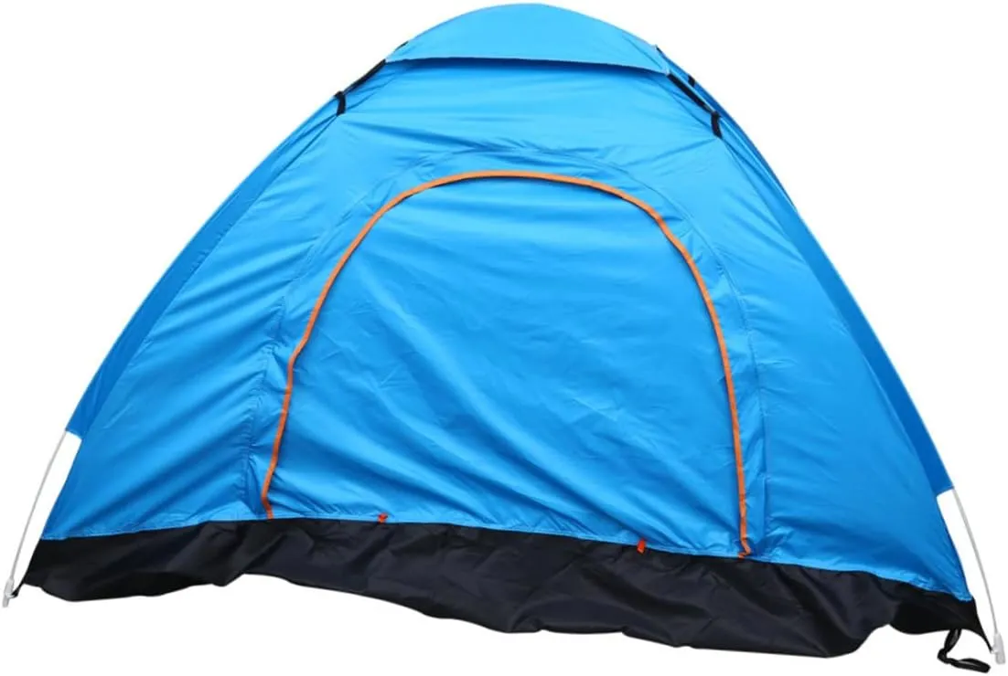 Beach Tent c Automatic Camping Tent Rainproof Shelter Blue for 1-2 Easy to Store