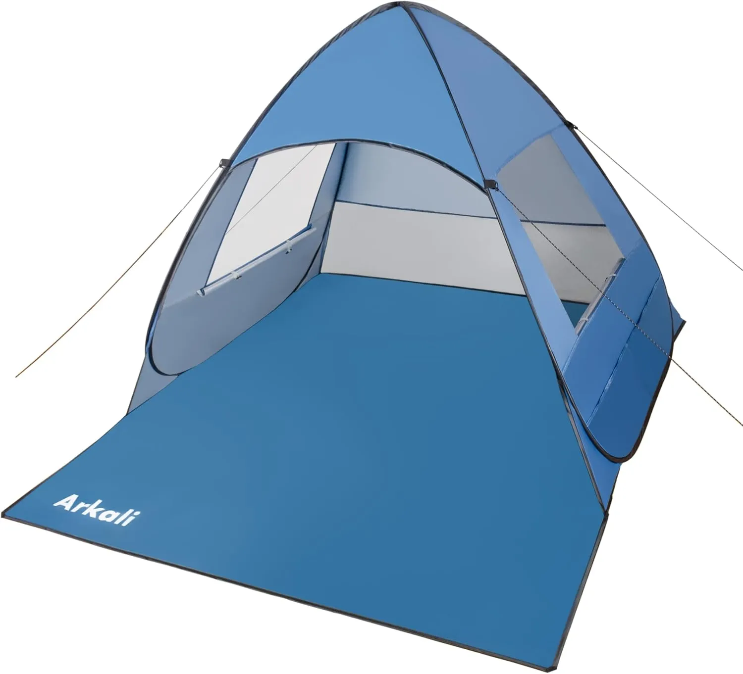Beach Tent, Pop-Up Beach Shade Tent UPF 50  UV Protection Instant Beach Shelter with Ventilation Windows Sun Portable Shelter for 1-2 Person
