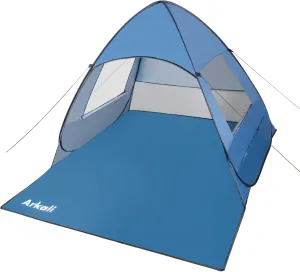 Beach Tent, Pop-Up Beach Shade Tent UPF 50  UV Protection Instant Beach Shelter with Ventilation Windows Sun Portable Shelter for 1-2 Person