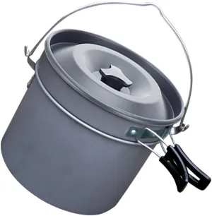 BESPORTBLE 1set Portable Outdoor Camping Pot Persons Lightweight Cookware for Hiking Backpacking and Picnics and Reusable Picnic Cooking Essentials
