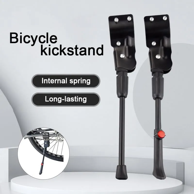 Bike Kickstand for Cinelli XCR 2007, Adjustable Bicycle Kickstand, Suit Mountain Bike, Concealed Spring-Loaded Latch, Aluminum Rear Side Bicycle Stand,A