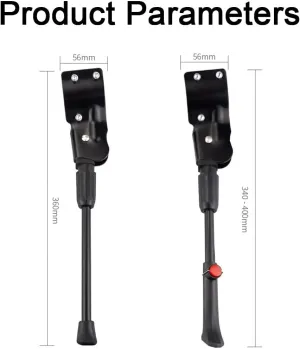 Bike Kickstand for Orbea MX 2017, Adjustable Bicycle Kickstand, Suit Mountain Bike, Concealed Spring-Loaded Latch, Aluminum Rear Side Bicycle Stand,A