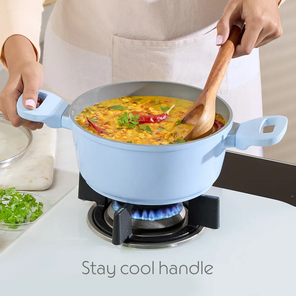 Borosil Vajra Ceramic Casserole, 16 cm