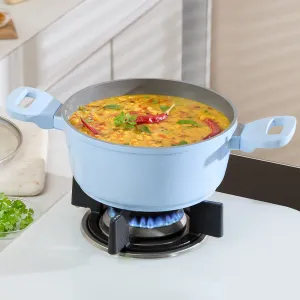 Borosil Vajra Ceramic Casserole, 16 cm