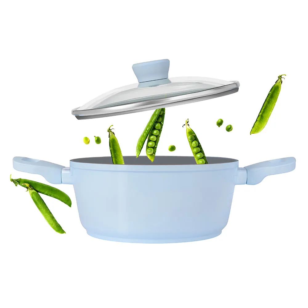 Borosil Vajra Ceramic Casserole, 20 cm