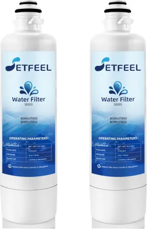 BORPLFTR55 Water Filter Replacement for Bosch Ultra-Clarity Pro 11032531 BORPLFTR50, Replace Thermador B36CT80SNS RA450022 WFS200MF B36CD50SNS B36CT80SNS B36FD50SNS, UltraClarity Pro Filter 2 Pack