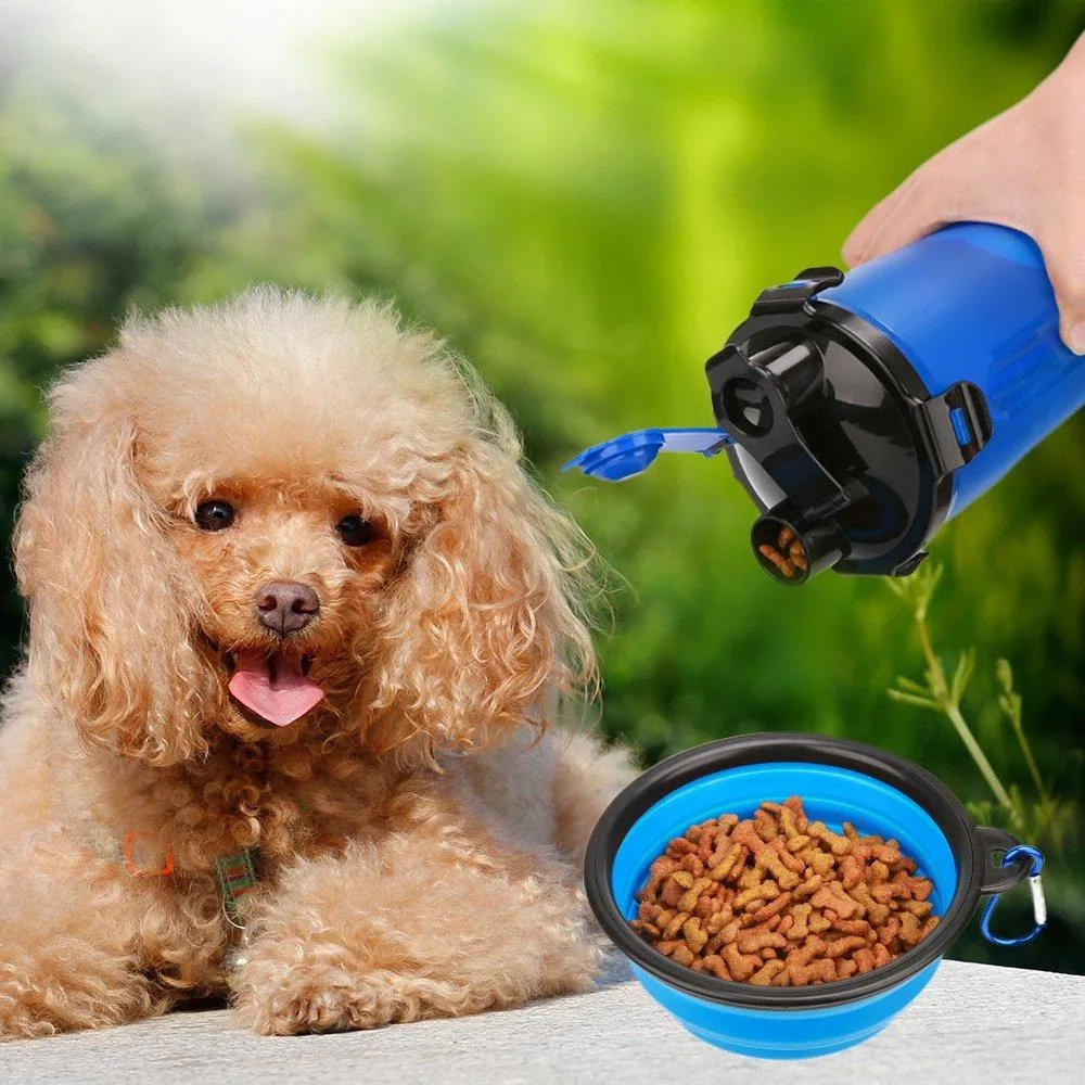 Bottle in Problem-solving Premium variety with Drinking Dog 2 Bowls 1 Water