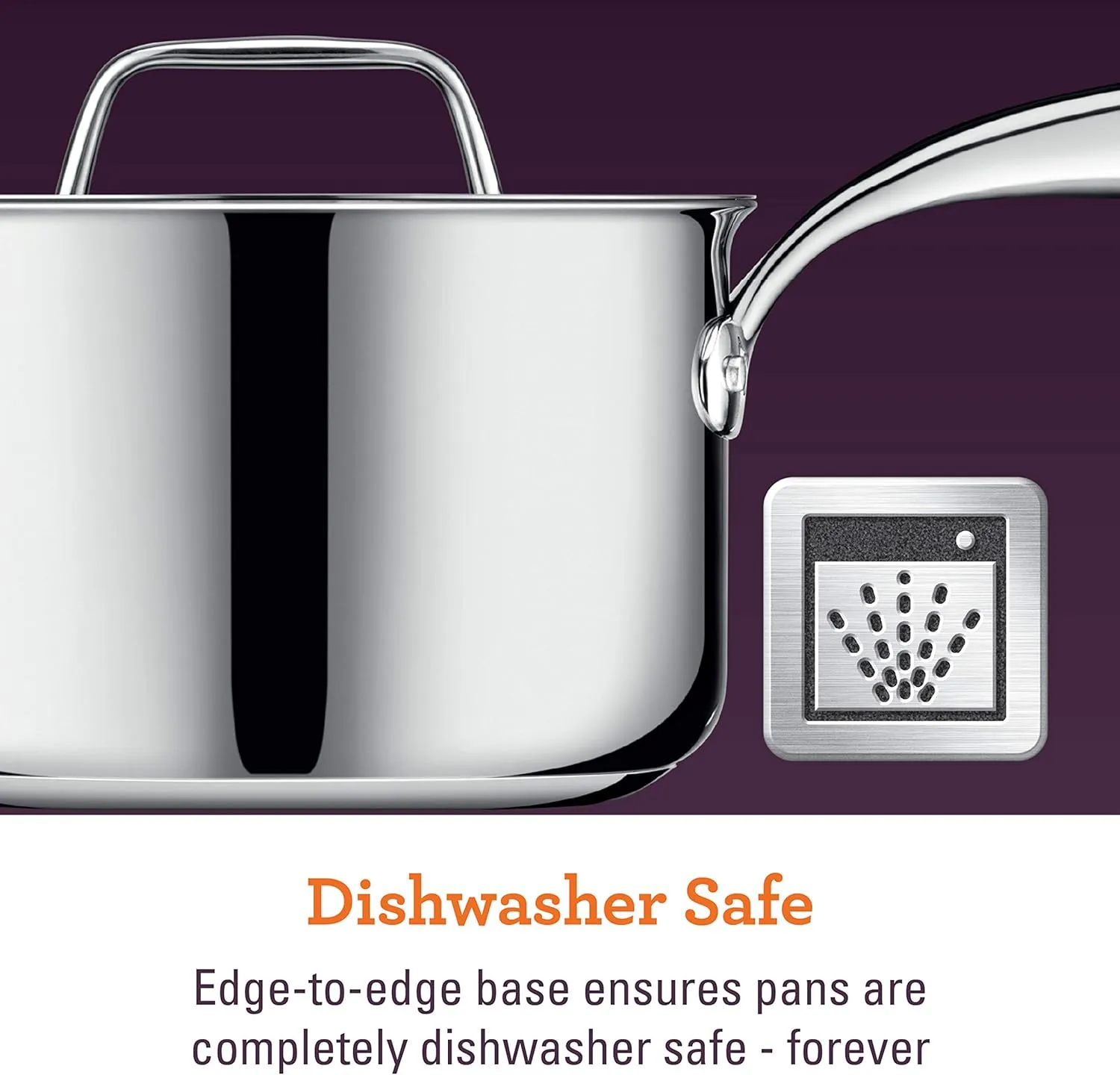 Breville Thermal Pro Clad Stainless Steel 4-Quart Covered Saucepot