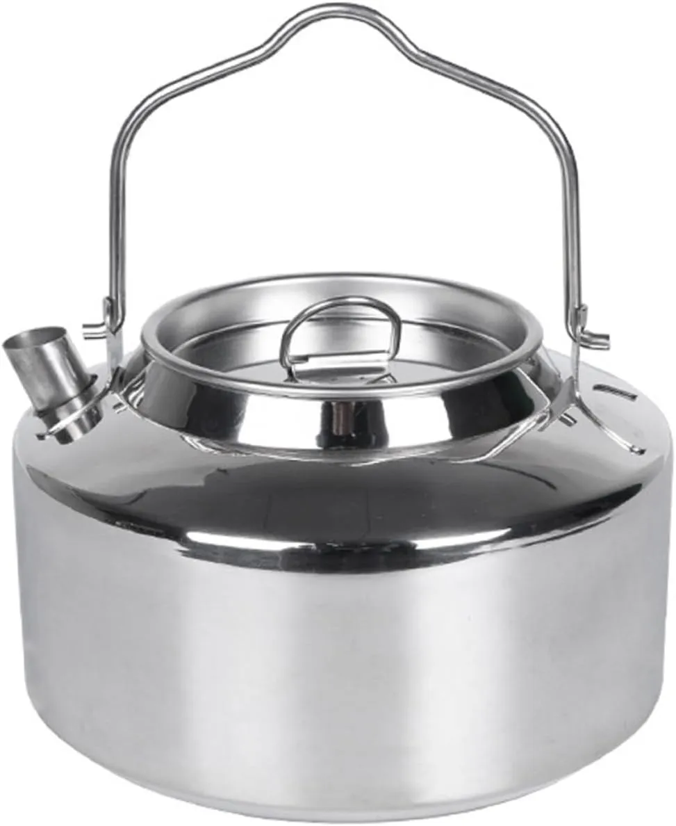 Camp Coffee Pot Camping Cookware Portable Tea Kettle Outdoor Accessory Multi-Function
