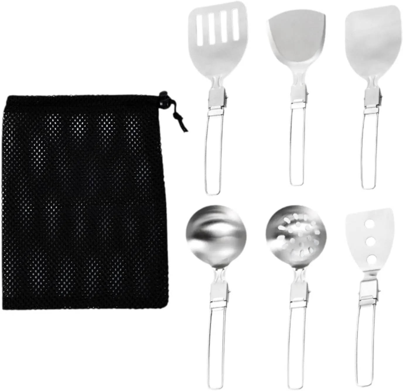 Camp Cooking Utensil Set Portable Camping Kitchen Utensil Set Cooking Organizer Grilling Cookware Kit for Camping RV Hiking