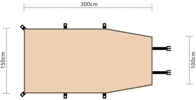 Camper Shade Awning Canopy with Complete Kits for Daewoo Evanda/Kalos/Lacetti/Lanos/Leganza/Matiz/Nexia, Waterproof UV Protection, Easy Set Up, Ultra-Durable Camping Tent