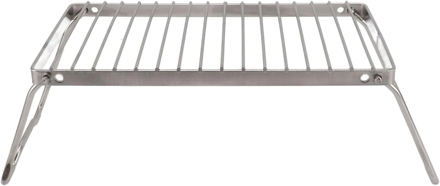 Campfire Grill, Camping Grill Grate Olding Camping Grate Fire Pit Grill Stainless Steel Outdoor