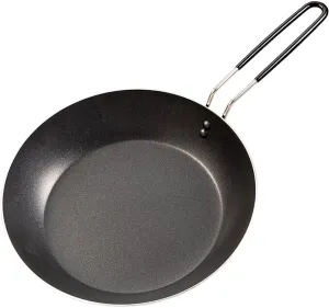 Camping Fry Pan Folding Handle Frying Pan Reusable Non Stick Skillet Outdoor Cooking Griddle for Travel Barbecue Kitchen