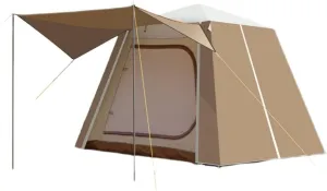 Camping Instant Tent, 3-4 Person Pop Up Tent Waterproof & Windproof Family Tents Easy Setup for Camping Hiking and Outdoor, Portable Tent with Carry Bag